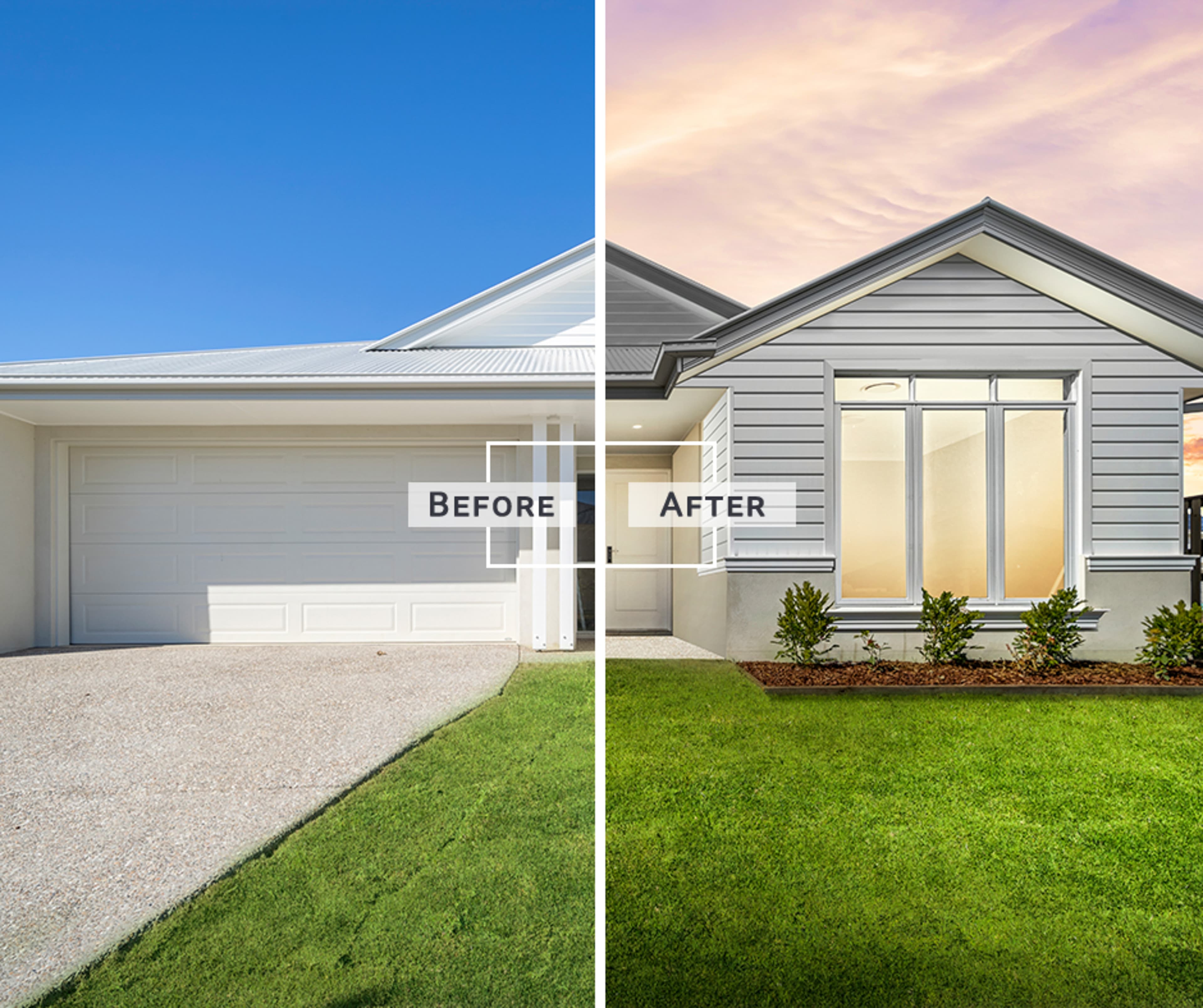 Portfolio image Before & After Day to Dusk