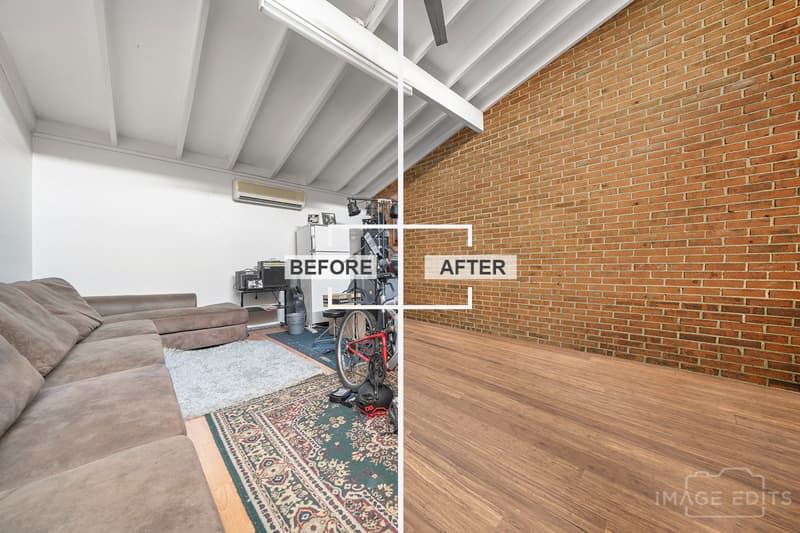 B&A Living Room Item Removal editing