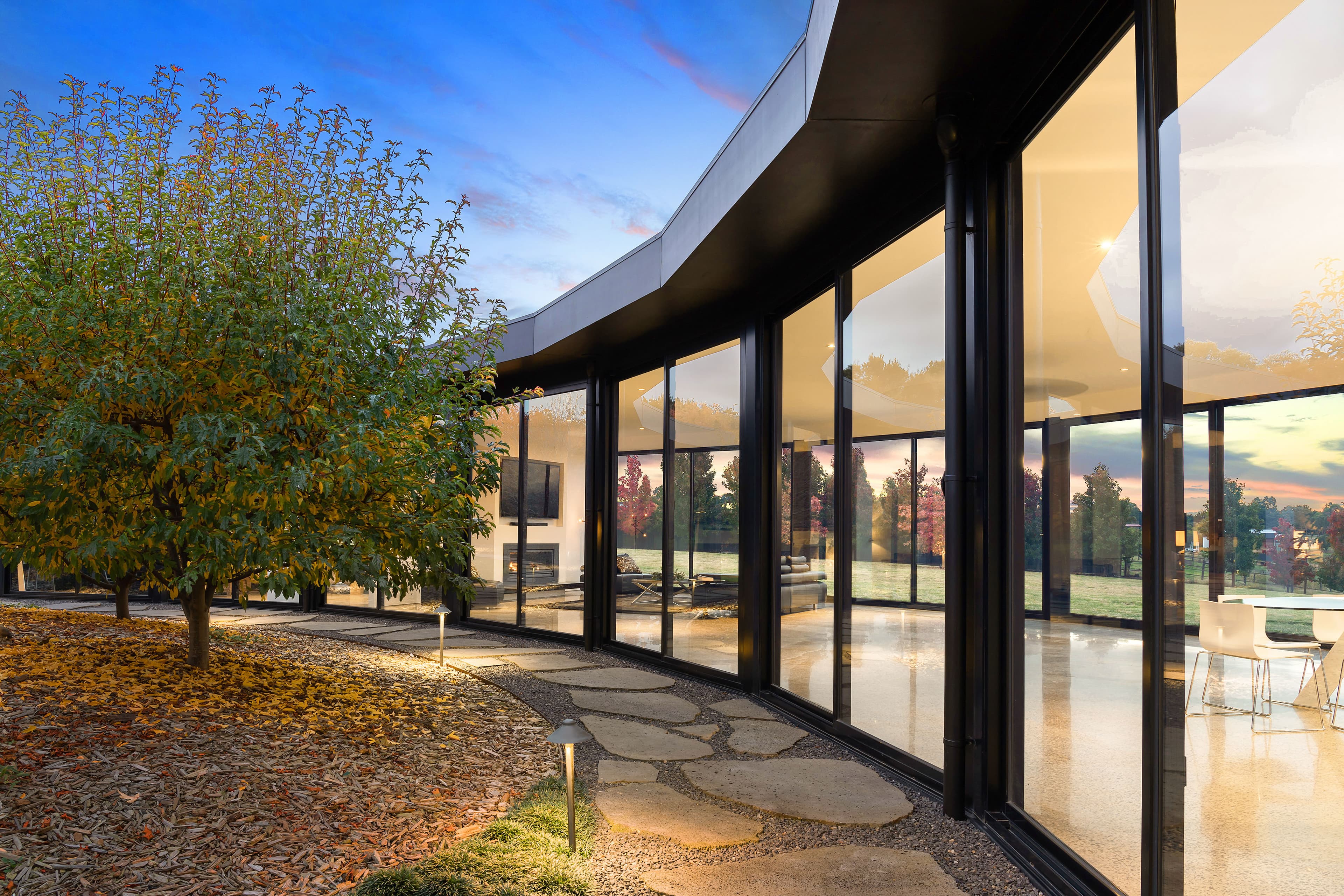 Twilight exterior