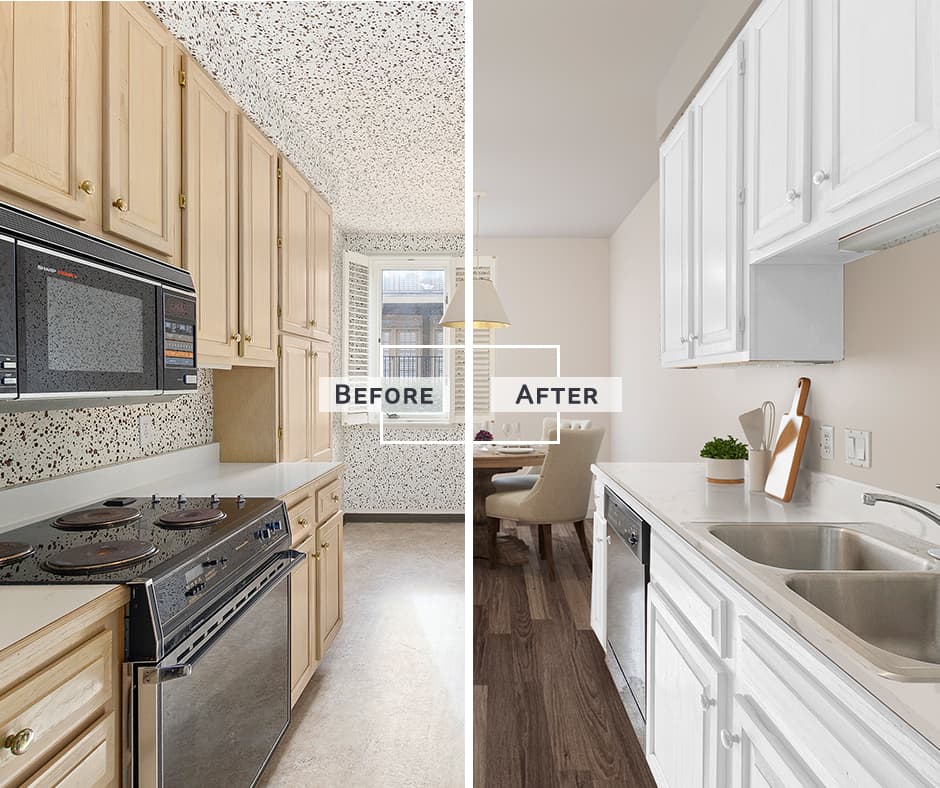 Virtual Renovation Before & After