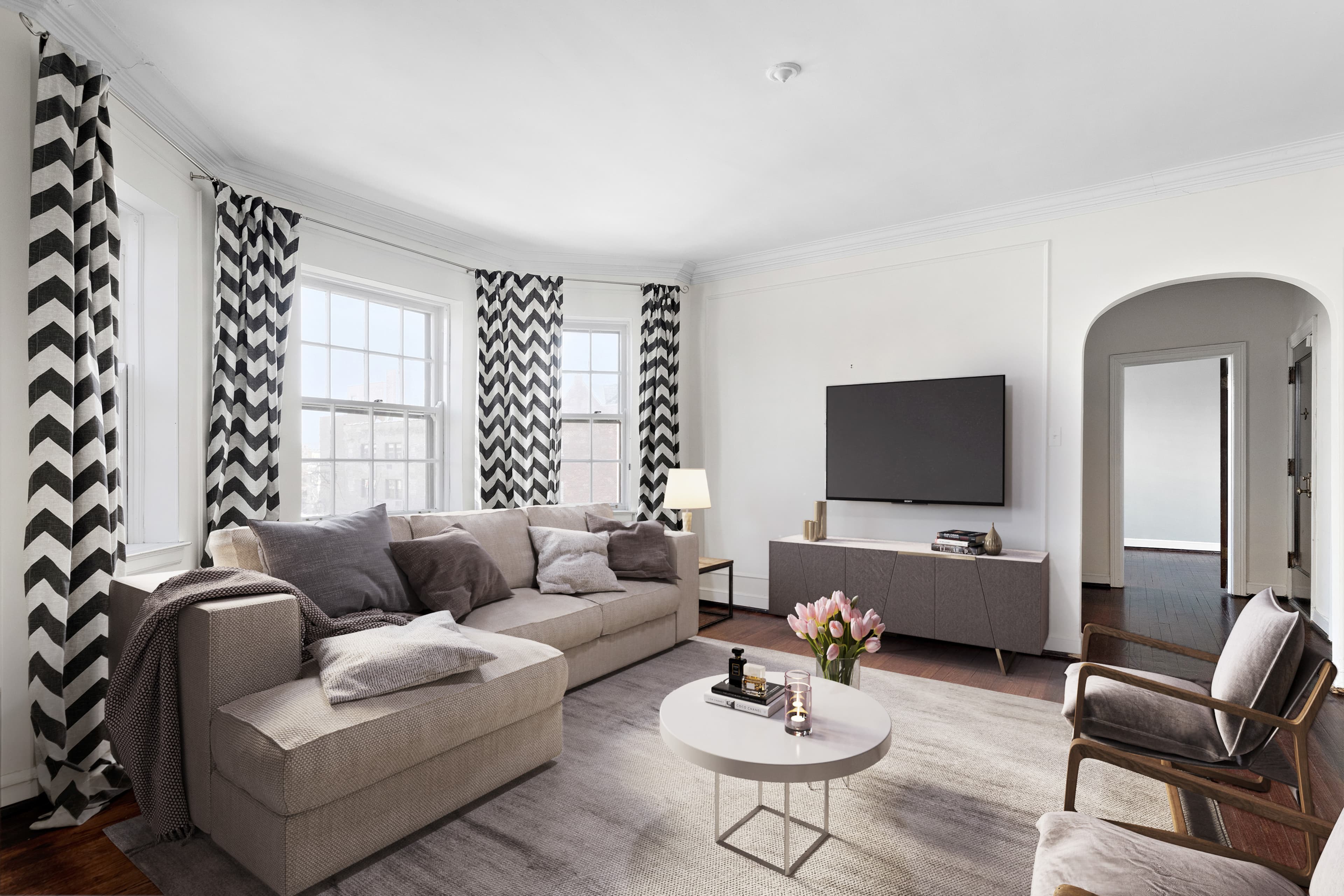 Living Room Virtual Staging