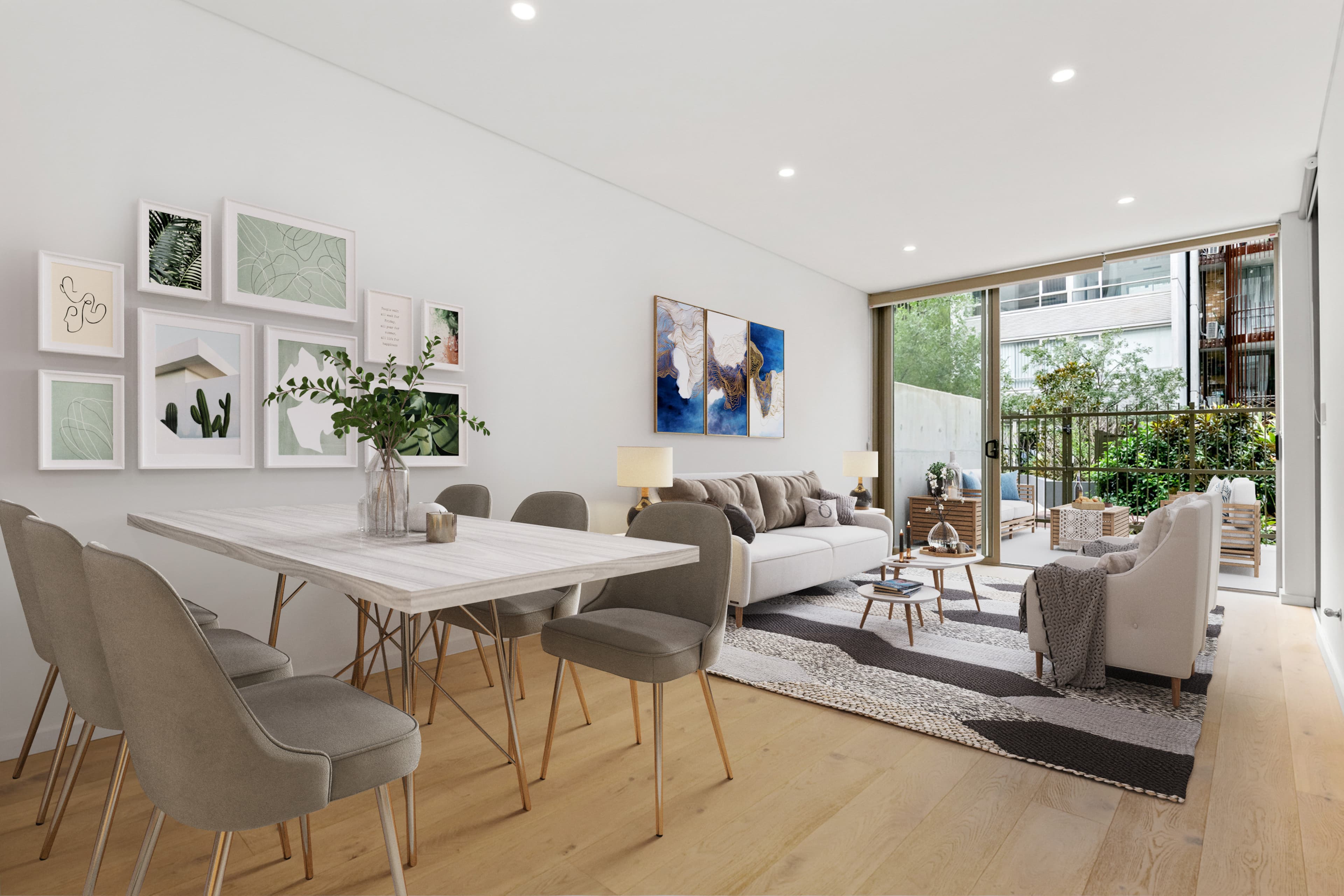 Portfolio image Dining and Living Staging